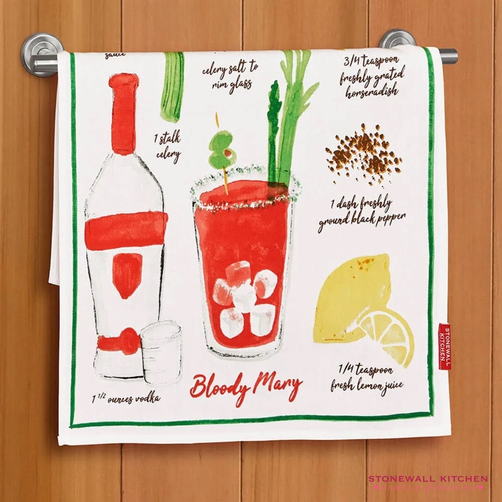 Stonewall Kitchen Bloody Mary Tea Towel